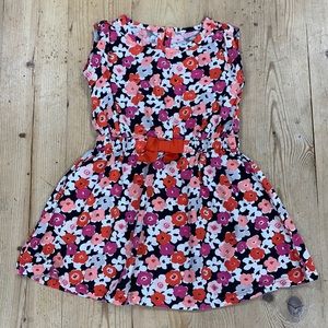 Gymboree brand Girls Size 4 Floral Dress Cotton- Sleeveless- Preschool size